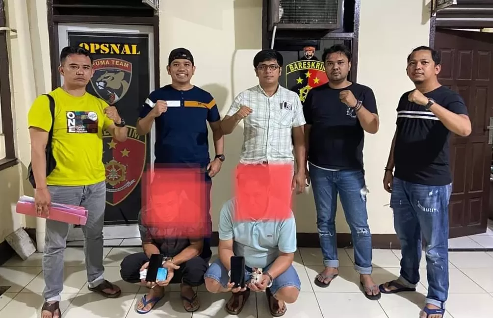 Polisi kembali Ciduk 2 Pria Pemain Judi Online Game Slot di Padang